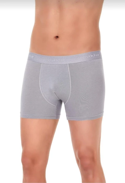 YILDIZ 41 ERKEK MODAL LİKRALI BOXER GRİ 10 ADET  GRİ 5XL ürün görseli 1