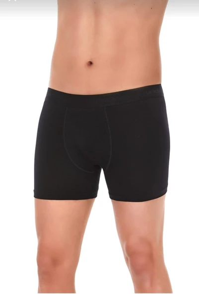 YILDIZ 40 ERKEK MODAL LİKRALI BOXER SİYAH 3 ADET  SİYAH L ürün görseli 1