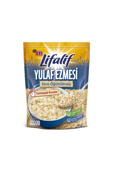 Eti Lifalif İnce Öğütülmüş 350 gr Yulaf Ezmesi ürün görseli 1