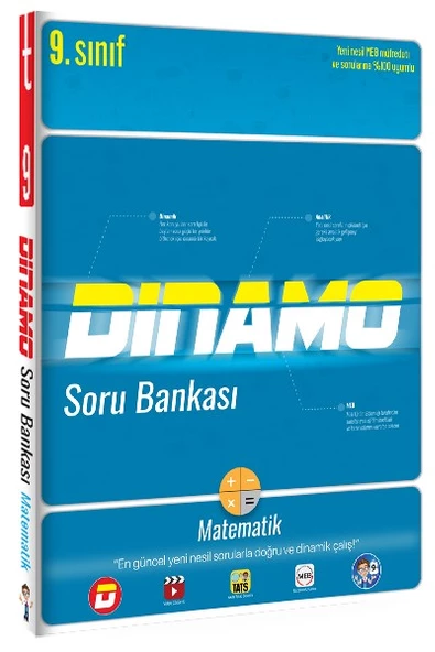 9. Sınıf Dinamo Matematik Soru Bankası - Tonguç Yayınları ürün görseli 1