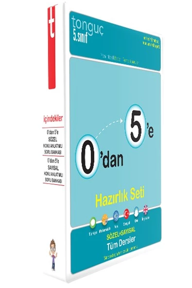 0dan 5e Konu Anlatımlı Soru Bankası Seti - Tonguç Yayınları ürün görseli 1
