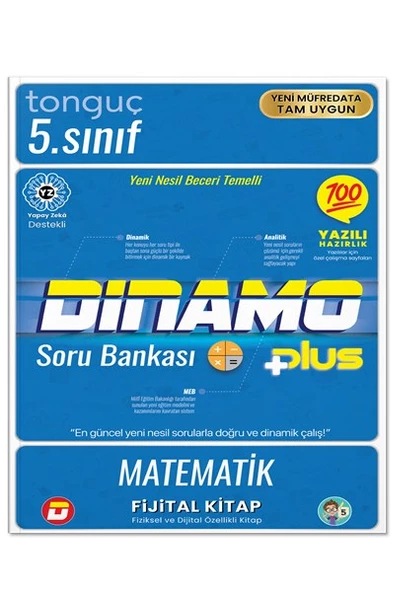 5. Sınıf Matematik Dinamo Soru Bankası - Tonguç Yayınları ürün görseli 1