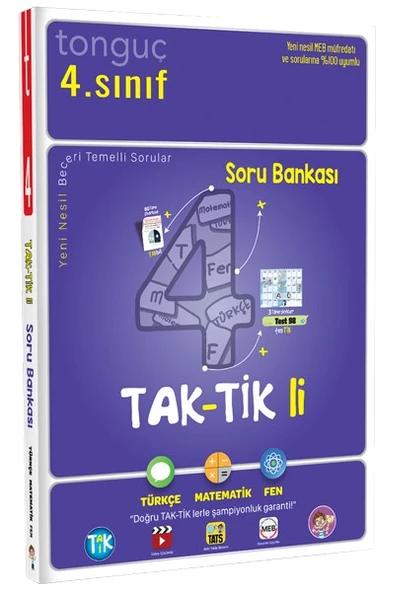 4. Sınıf Taktikli Soru Bankası - Tonguç Akademi ürün görseli 1