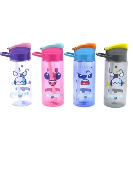 Gıpta Kral Şakir Desenli Pipetli Tritan Matara 500 Ml ürün görseli 1
