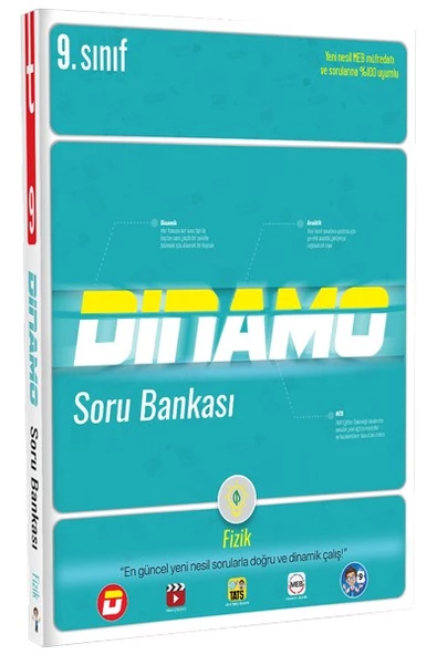 9. Sınıf Dinamo Fizik Soru Bankası - Tonguç Yayınları ürün görseli 1