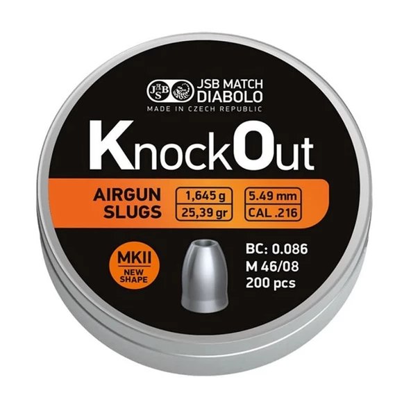 JSB DIABOLO KNOCKOUT MKII 5.49 MM SACMA (CAL216) ürün görseli 1