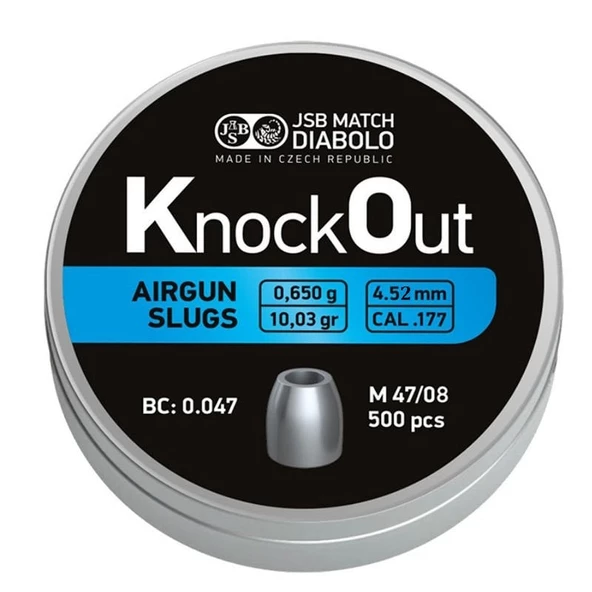 JSB DIABOLO KNOCKOUT 4.52 MM HAVALI SACMA (CAL177) ürün görseli 1