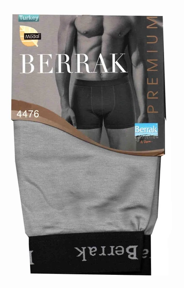 Erkek Modal Likralı Esnek Boxer Berrak-4476 ürün görseli 1