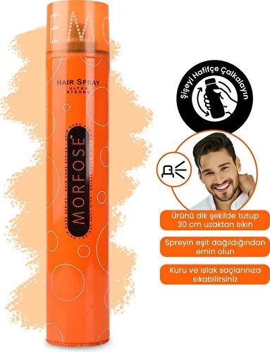 Morfose Ultra Sert Saç Spreyı 400 Ml - Resim 3