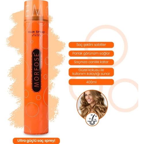 Morfose Ultra Sert Saç Spreyı 400 Ml - Resim 2