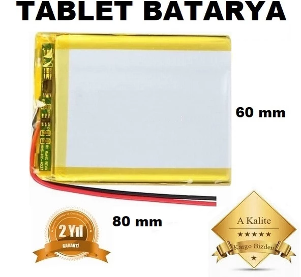 Ulefone Oem 2750 mAh Tablet Pil 7.8,9,10,11,12 İNC TABLETLER İÇİN ÜNİVERSAL BATARYA ORKIDEY007233 ürün görseli 1