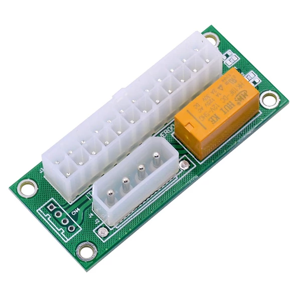 Psu Adaptörü Atx 24Pin To 4Pin Sata Güç Sync Kart Uzatma Kablo KARGO BEDAVA ORKIDEY007825 ürün görseli 1