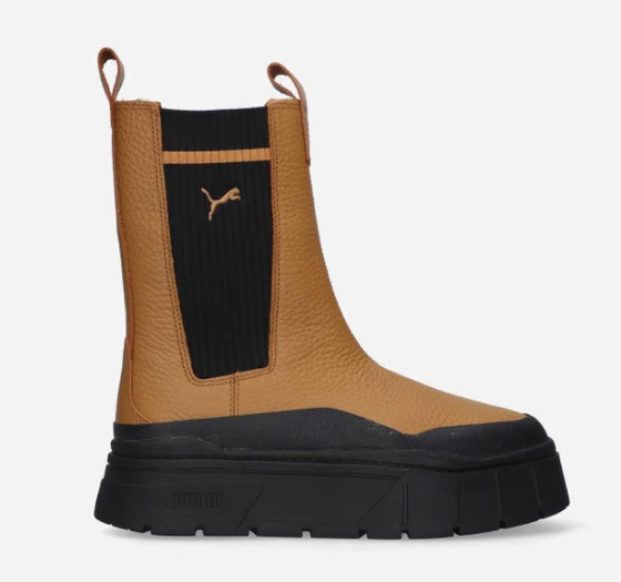 PUMA MAYZE STACK CHELSEA CASUAL KADIN HARDAL RENGİ BOT B-38 38674201 (DAR KALIPTI 1 NUMARA BÜYÜK ALMANIZI ÖNERİRİM) ürün görseli 1