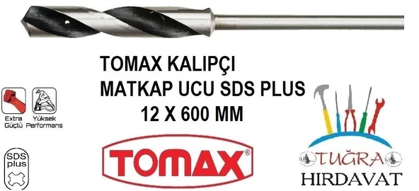 Tomax Sds Plus İnşaat Kalıpçı Matkap Ucu 12x600 ürün görseli 1