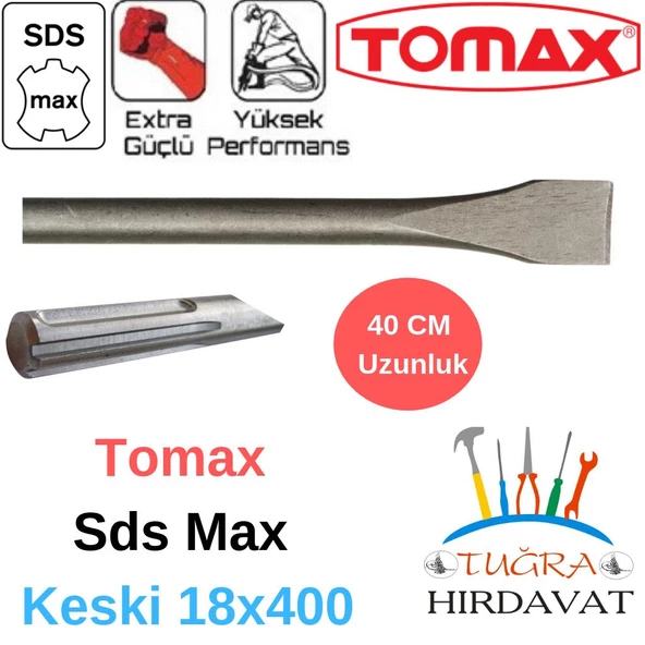 Tomax Sds Max Büyük Kırıcı Keski 18x400 ürün görseli 1