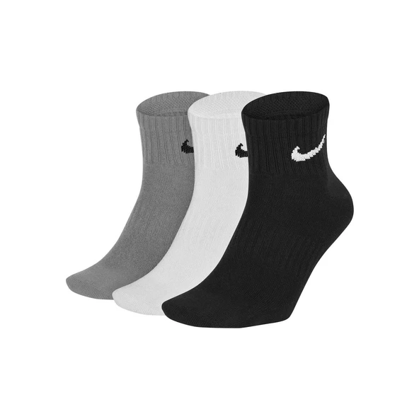 Nike U Nk Everyday Ltwt Ankle 3Pr Unisex Çorap Sx7677-901 ürün görseli 1