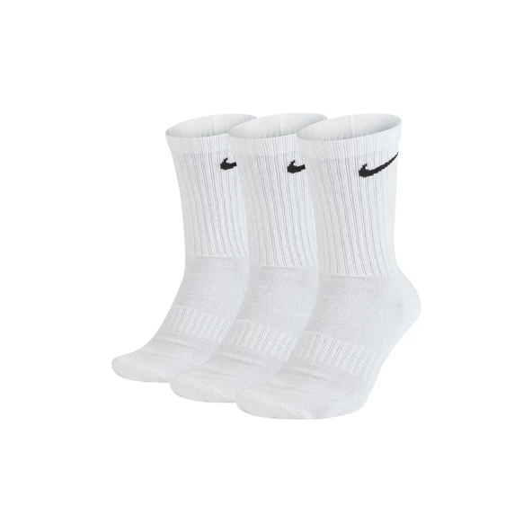 Nike Everyday Cotton Cushıoned Crew 3'lü Çorap SX7664-100 ürün görseli 1