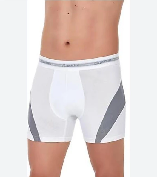 YILDIZ 115 ERKEK BEYAZ COMFORT MODAL BOXER 6 ADET  BEYAZ XL ürün görseli 1