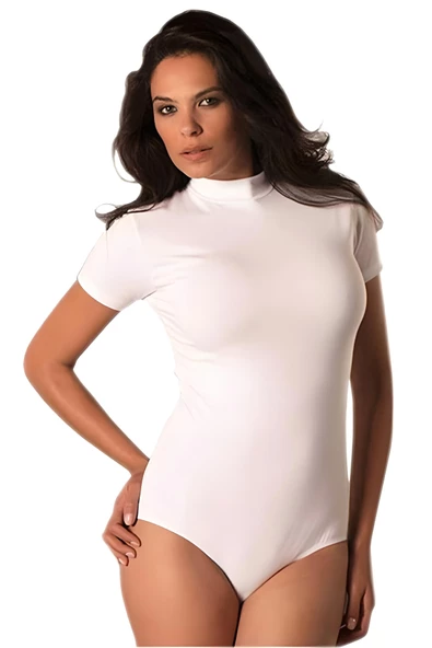 Kadın Çıtçıtlı Badi Balıkçı Yaka Kısa Kol - Anıt 4056 ürün görseli 1