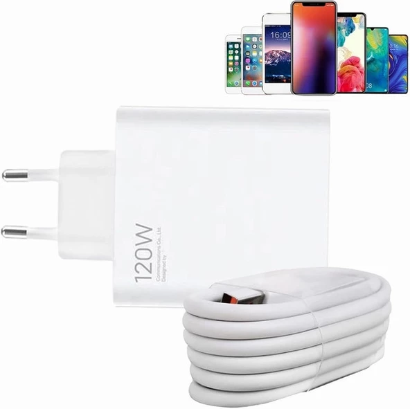 120W Turbo Hızlı Şarj Cihazı 6A Kablolu 1m Redmi Note 11 11s Xiaomi 11T Mi 11 Ultra 12S Ultra 12 Lite 12 12X 11 LiteRedmi Note 11 Pro POCO F4 POCO X4 GT F4 Pro POCO M4 Pro MDY-13-EE SINEKBIT11495 ürün görseli 1