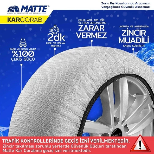 Matte Kar Çorabı - Super X Series - Resim 3