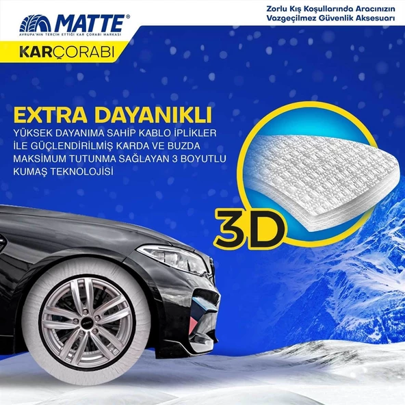 Matte Kar Çorabı - Super X Series - Resim 5