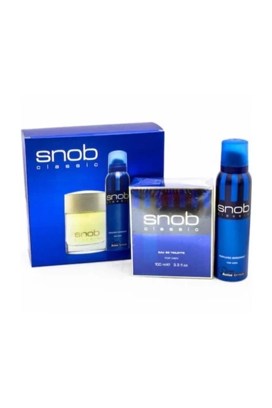 Mavi Klasik Erkek Parfüm Seti 100ml Edt + 150 ml Snop Deodorant ürün görseli 1