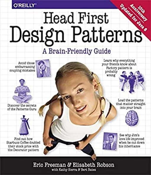 Head First Design Patterns  -  Eric Freeman ürün görseli 1