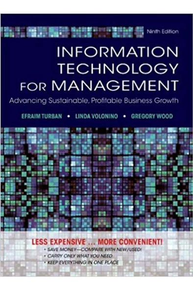 information technology for management 9th  (efraim turban ürün görseli 1