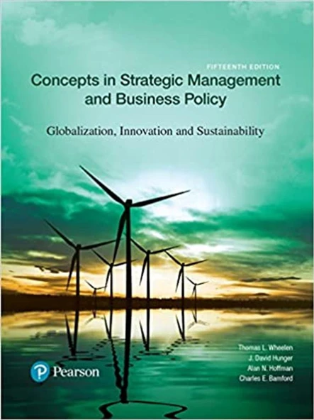 concepts in strategic management and business policy 15th (wheelen) ürün görseli 1