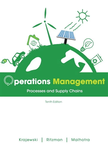 operations management 10th (krajewski, ritzman, malhotra) ürün görseli 1