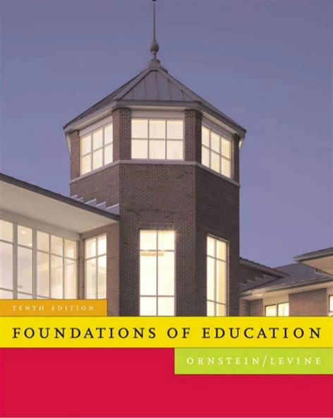 foundations of education 10th (ornstein, levine) ürün görseli 1