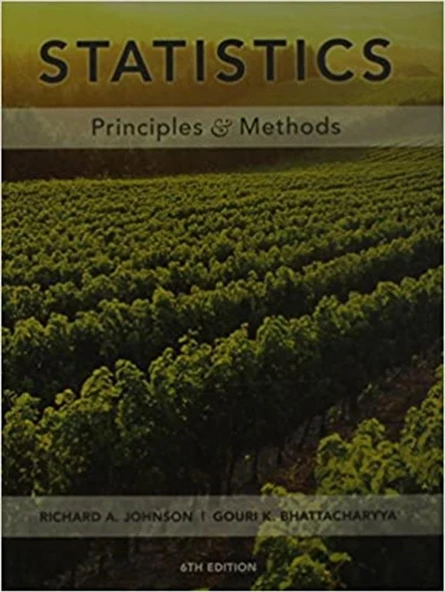statistics principles and methods 6th (gouri k. bhattacharyya) ürün görseli 1