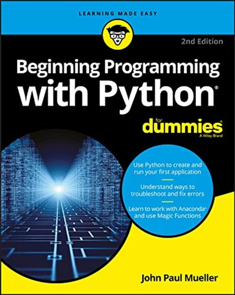 beginning programming with python for dummies (john paul mueller) ürün görseli 1