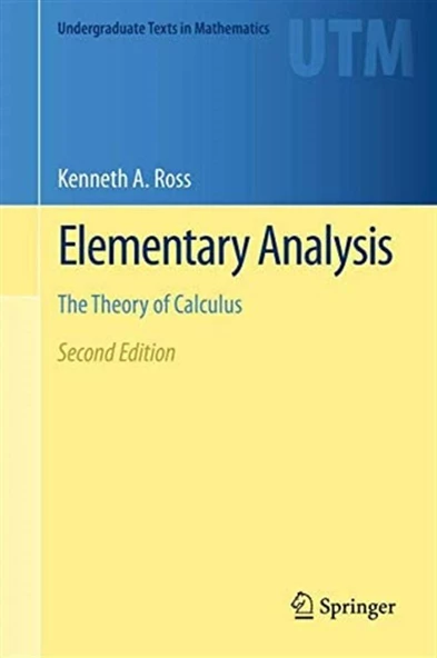 elementary analysis the theory of calculus 2nd (ROSS) ürün görseli 1