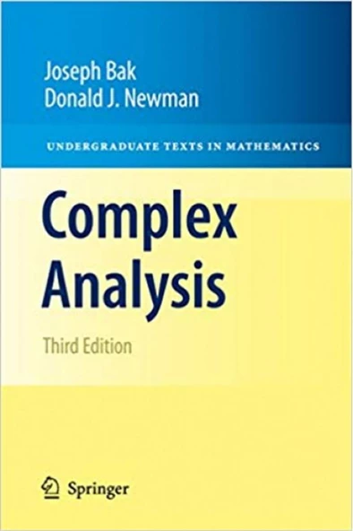 complex analysis 3rd (joseph bak, donald j. newman) ürün görseli 1