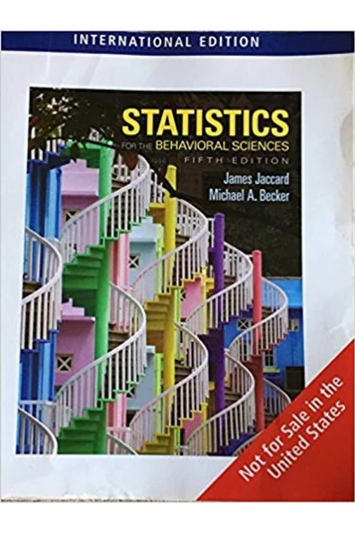 statistics for the behavioral sciences 5th (jaccard, becker) ürün görseli 1