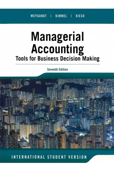 managerial accounting 7th (jerry j. Weygandt) ürün görseli 1