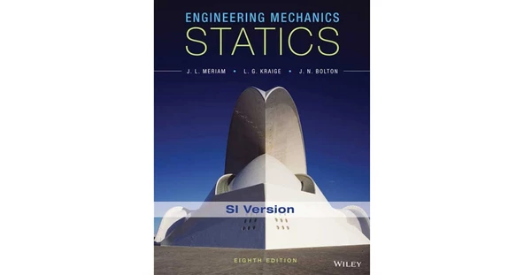 engineering mechanics statics eight 8th (meriam, kraige) ürün görseli 1
