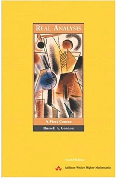 real analysis a first course 2nd (russell a. gordon) ürün görseli 1