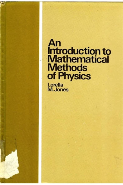 an introduction to mathematical methods of physics (lorella jones) ürün görseli 1