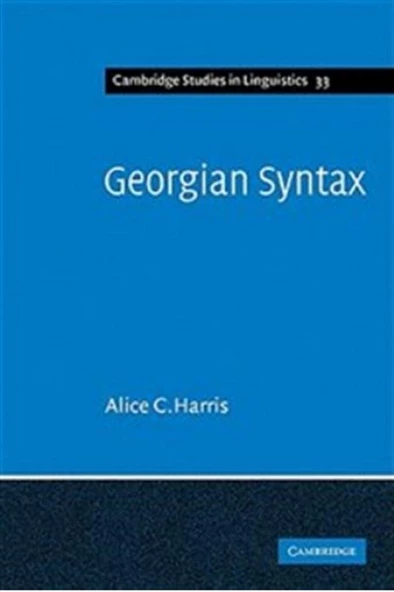 georgian syntax (alice harris) ürün görseli 1