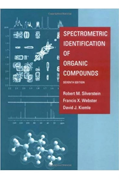 spectrometric identification of organic compounds 7th (silverstein, webster, kiemle) ürün görseli 1