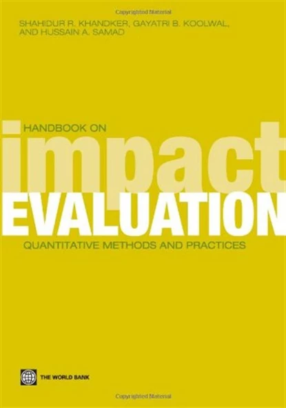 handbook on impact evaluation (khandker, koolwal, samad) ürün görseli 1