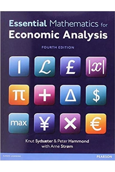 Essential Mathematics for Economic Analysis 4th (Sydsæter, Hammond, Strom) ürün görseli 1