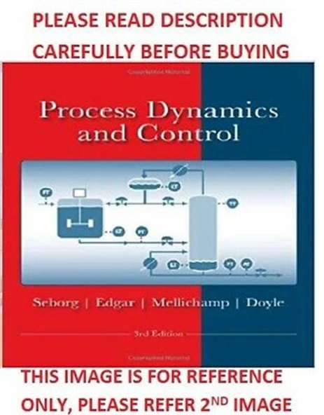 process dynamics and control 3rd (seborg, edgar, mellichamp, doyle) ürün görseli 1