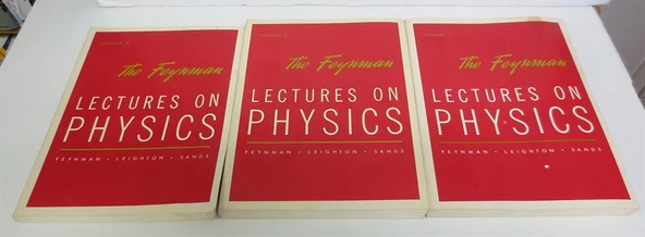 the feynman lectures on physics (feynman, leighton, sands) 1-3 ürün görseli 1