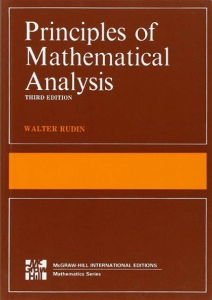principles of mathematical analysis 3rd (walter rudin) ürün görseli 1