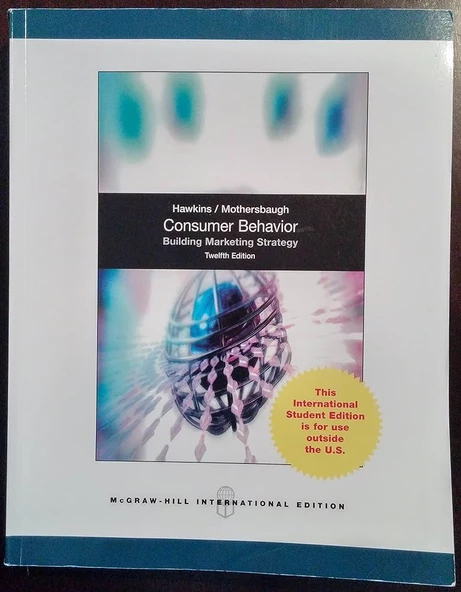 Consumer Behavior: Building Marketing Strategy 12th del i. hawkins, roger j. best ürün görseli 1