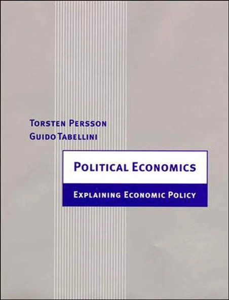 Political Economics Explaining Economic Policy ( Torsten ) ürün görseli 1
